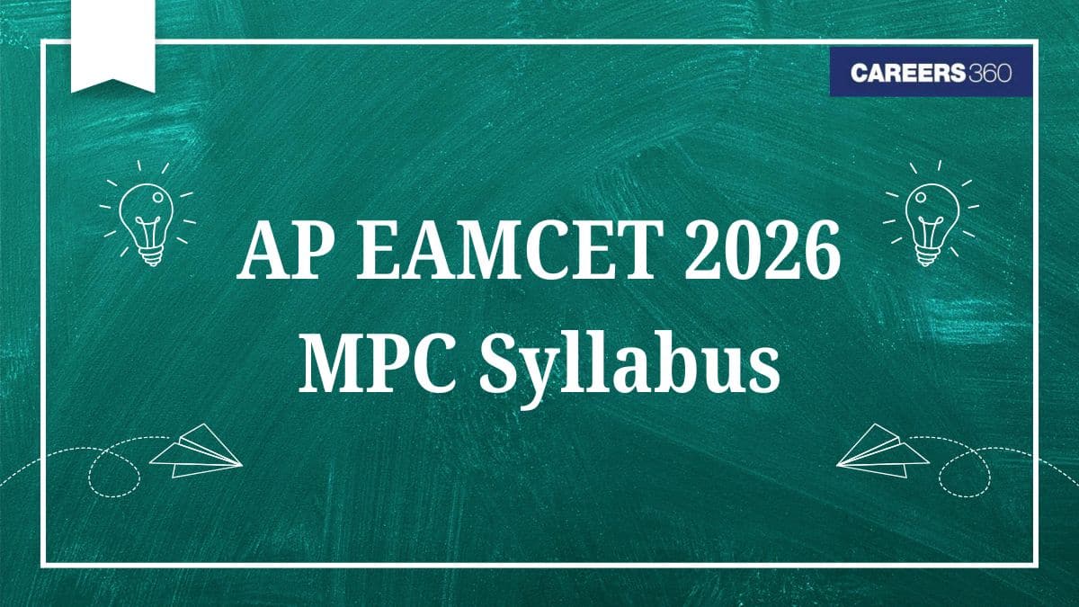 AP EAMCET 2026 MPC Syllabus (Out) – Subject-wise Topics & Weightage